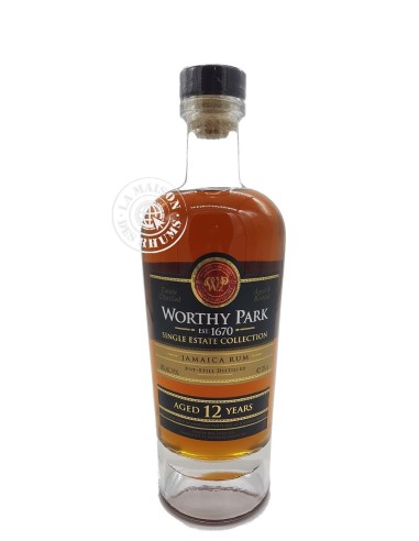 Rhum Worthy Park Vieux 12 ans Single Estate 50%