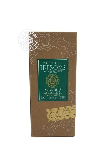 Rhum Baie des Trésors Vieux Brin d'Amour Millésime 2019 52.2%