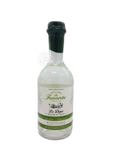 Rhum La Favorite Blanc La Digue Millésime 2023 52%