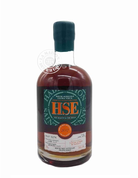 Rhum HSE Vieux Finition Kilchoman Millésime 2017 50.1%