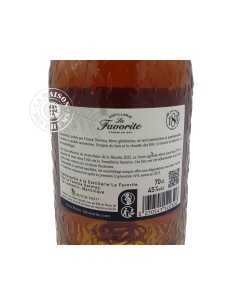 Rhum La Favorite Ambré Exploration N°6 Batch 2 45% 2