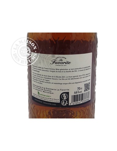 Rhum La Favorite Vieux Exploration N°8 46%