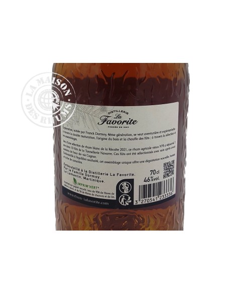 Rhum La Favorite Vieux Exploration N°8 46%