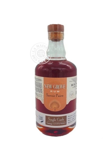 Rhum New Grove Vieux Savoir Faire Single Cask Millésime 2008 49.8%