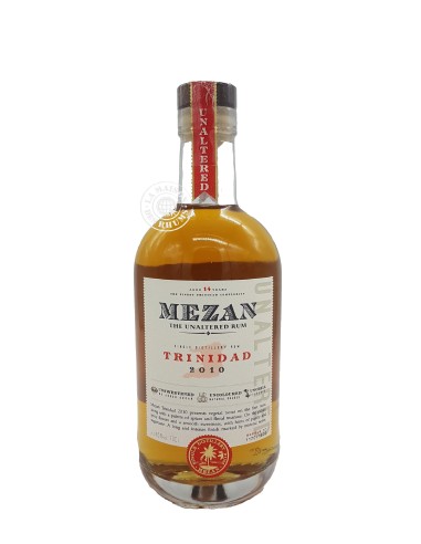 Rhum Mezan Vieux Trinidad Millésime 2010 14 ans...