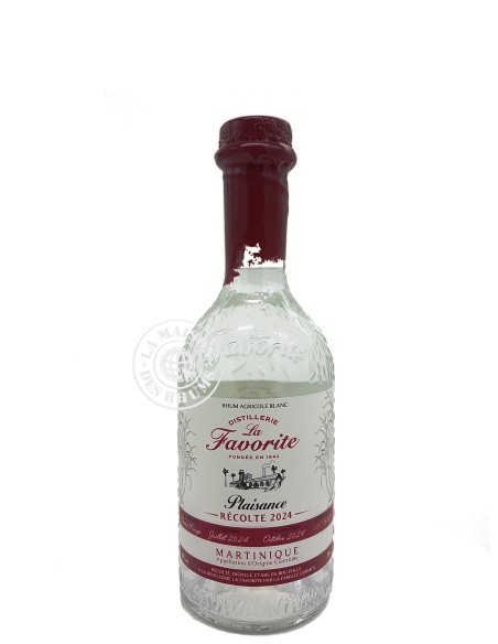 Rhum La Favorite Blanc Plaisance Canne Rouge Millésime 2024 51%