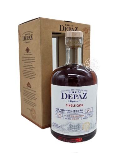 Rhum Depaz Vieux Hors d'âge millésime 2011 11...