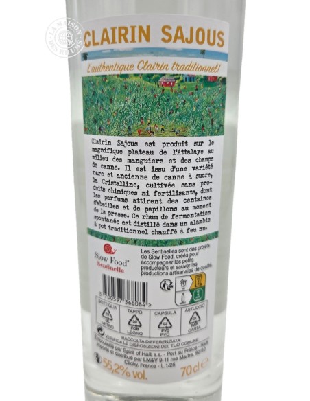 Clairin Blanc Sajous Millésime 2023 55.2%