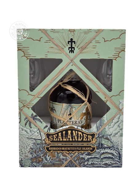 Rhum Planteray Rum Vieux Sealander 40% Coffret 2 verres