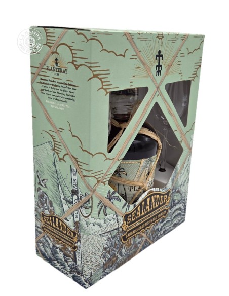Rhum Planteray Rum Vieux Sealander 40% Coffret 2 verres