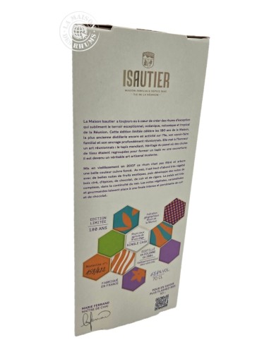 Rhum Isautier Vieux 18 ans 2006 Cuvée...