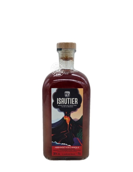 Rhum Isautier Arrangé Volcanique - Ananas Goyavier Piment 30%
