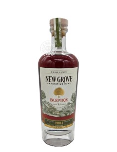 Rhum New Grove Vieux Inception 21 ans Millésime 2004 50%