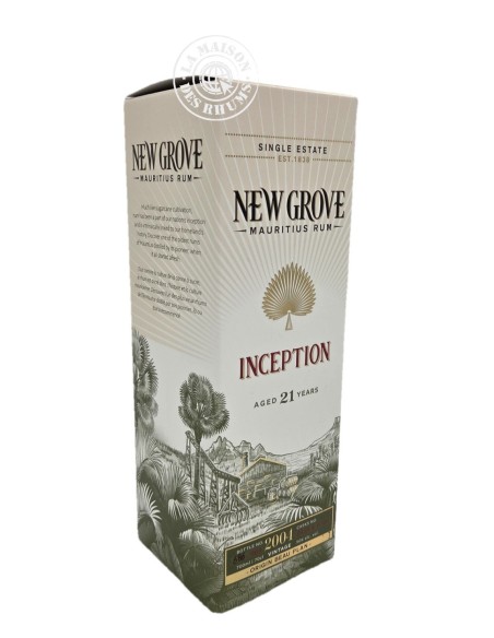 Rhum New Grove Vieux Inception 21 ans Millésime 2004 50%