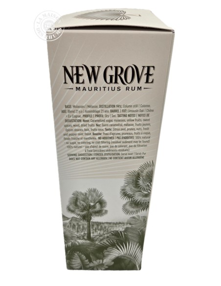 Rhum New Grove Vieux Inception 21 ans Millésime 2004 50%