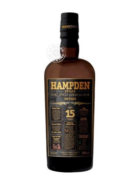 Rhum Hampden Estate Vieux 15 ans Fifteen 50%