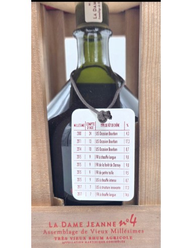 Rhum JM Vieux La Dame Jeanne N°4 - Edition 2025...