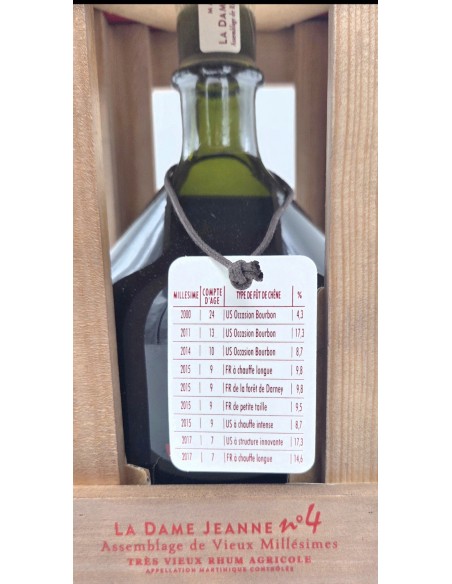 Rhum JM Vieux La Dame Jeanne N°4 - Edition 2025 - 47.6%