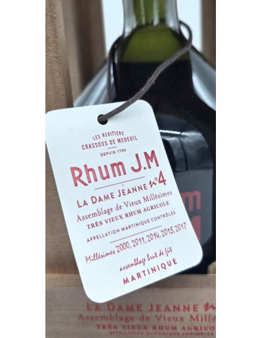 Rhum JM Vieux La Dame Jeanne N°4 - Edition 2025...