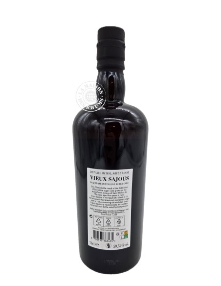 Rhum Sajous Vieux 2020 5 ans Brut de fût 59.52%