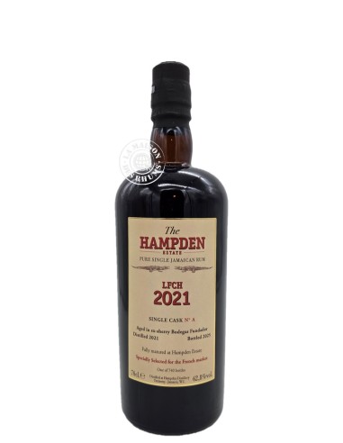 Rhum Hampden Estate Vieux LFCH Single Cask n°A...