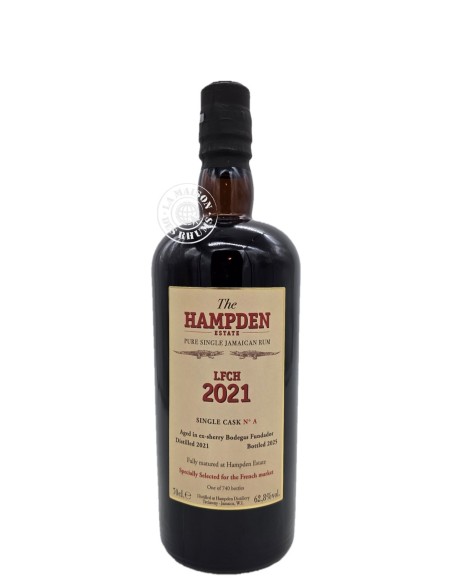 Rhum Hampden Estate Vieux LFCH Single Cask n°A Ex-Sherry 2021 62,8%
