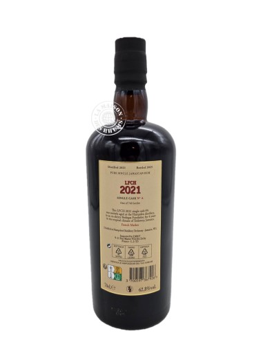 Rhum Hampden Estate Vieux LFCH Single Cask n°A...
