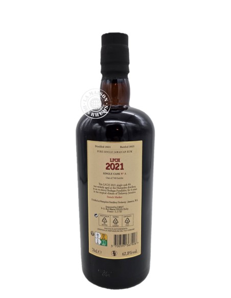 Rhum Hampden Estate Vieux LFCH Single Cask n°A Ex-Sherry 2021 62,8%