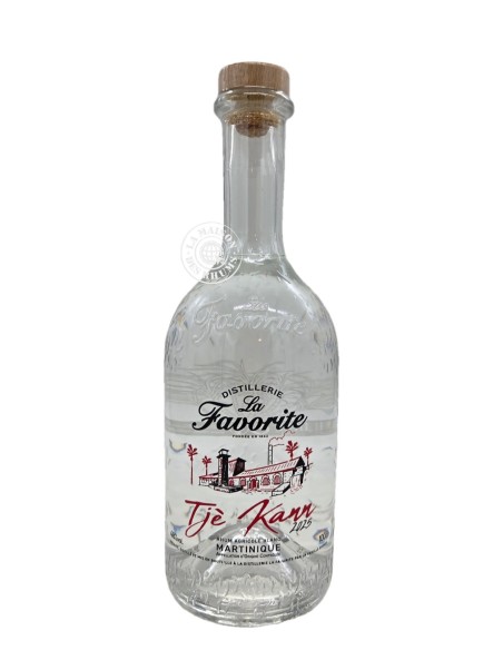Rhum La Favorite Blanc Tjè Kann Millésime 2025 48% 100cl