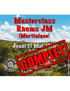 *** COMPLET ! *** Masterclass - Rhum JM (Martinique) -...