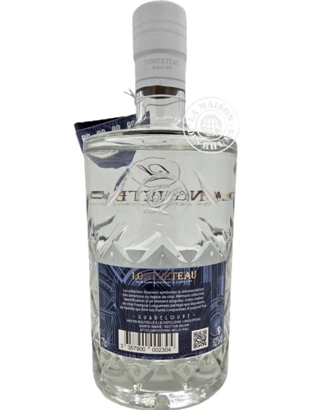 Rhum Longueteau Blanc - L'intemporel 62%