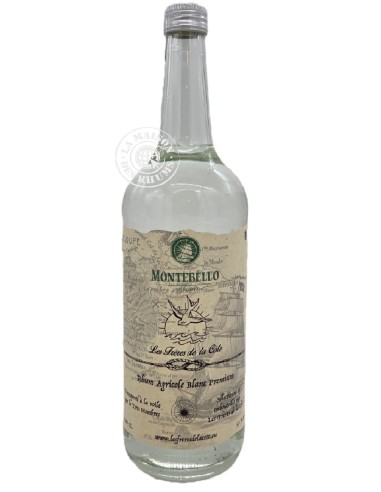 Rhum Les Frères De La Côte Blanc Montebello 50%...
