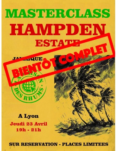 *** Dernières places ! *** Masterclass Rhum...