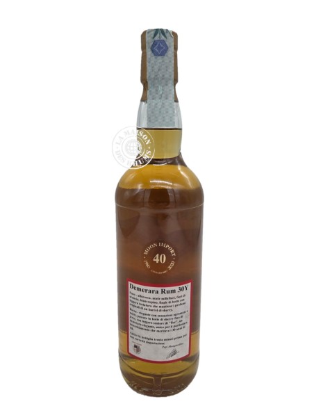Rhum Moon Import Vieux Versailles Enmore Millésime 1990 30 ans 45%