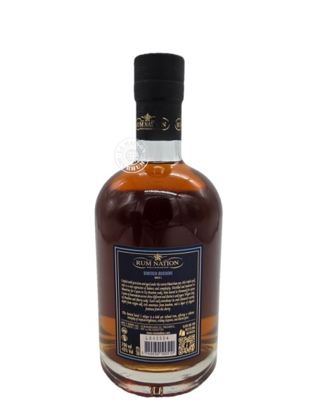Rhum Rum Nation Vieux Mauritius 6 ans Triple Cask 43% - Ile Maurice