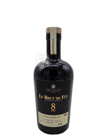 Rhum Montebello Vieux Millésime 2016 8 ans Brut de Fût 47.7%