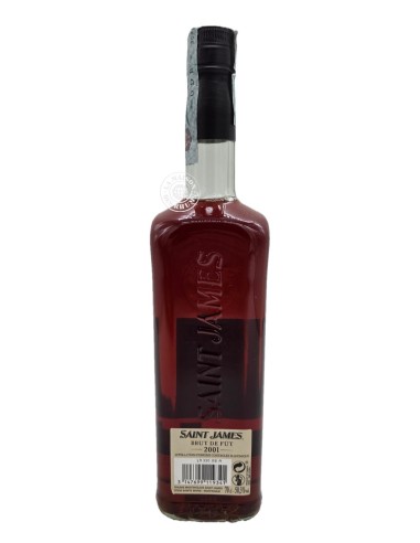 Rhum Saint James Vieux 2001 18 ans Brut de Fût...