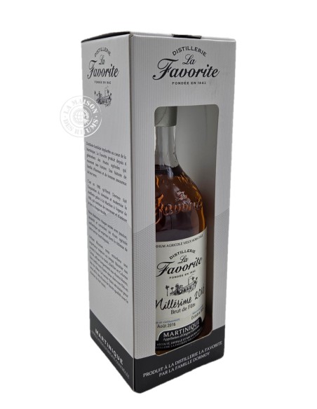 Rhum La Favorite Vieux Hors d'âge Millésime 2016 8 ans Brut de fûts 50.1%