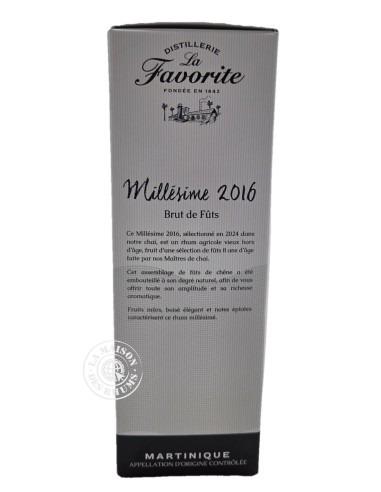 Rhum La Favorite Vieux Hors d'âge Millésime...