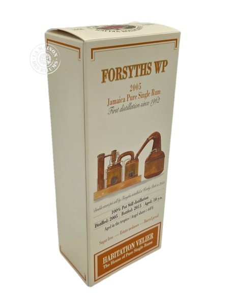 Rhum Habitation Velier Vieux Forsyths WP millésime 2005 10 ans 57.8%
