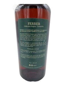Rhum Ferrer - Collection Origine - Thaïlande 4 - 23 ans 46% 2