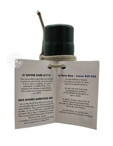 Rhum A1710 Blanc La Perle RARE Bio Canne Bleue Millésime 2023 52.9%