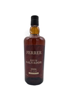 Rhum Ferrer - Collection One Cask - Salvador millésime...